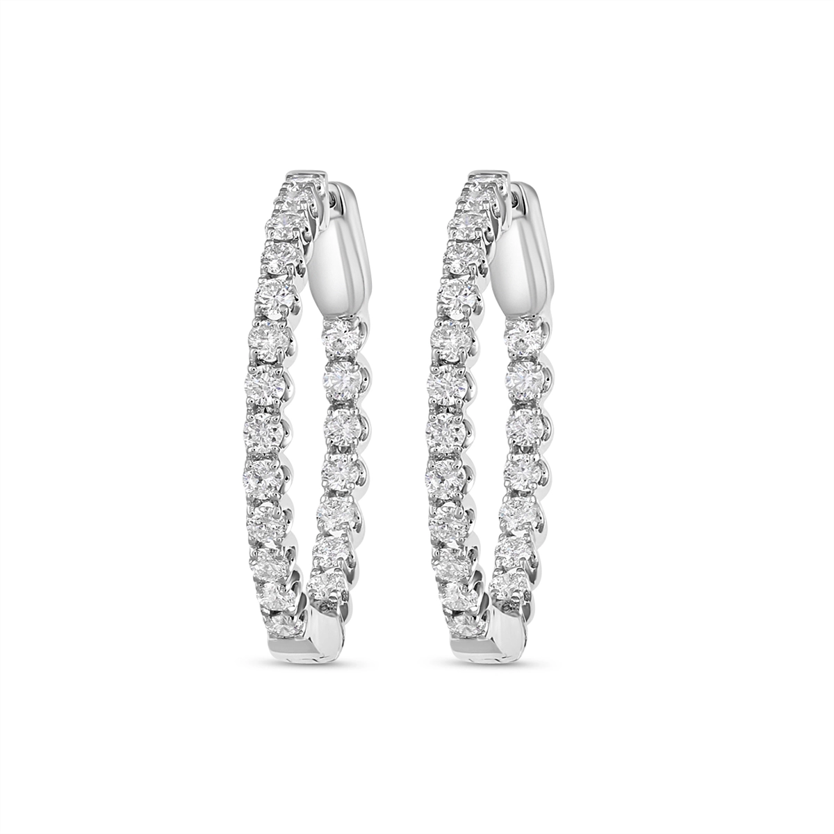 Earrings Earrings in White Gold containing Diamond 463515