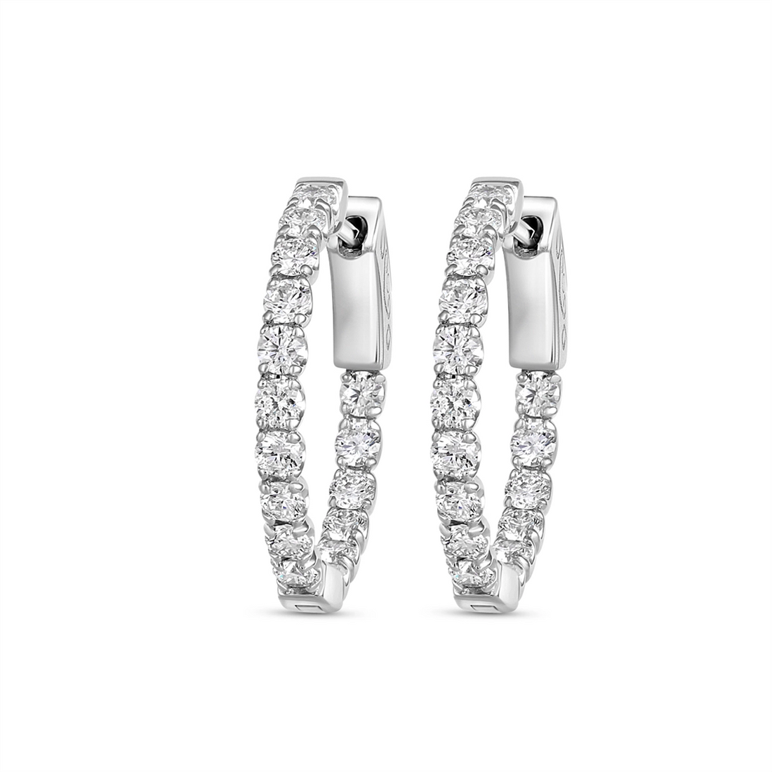 Earrings Earrings in White Gold containing Diamond 463516