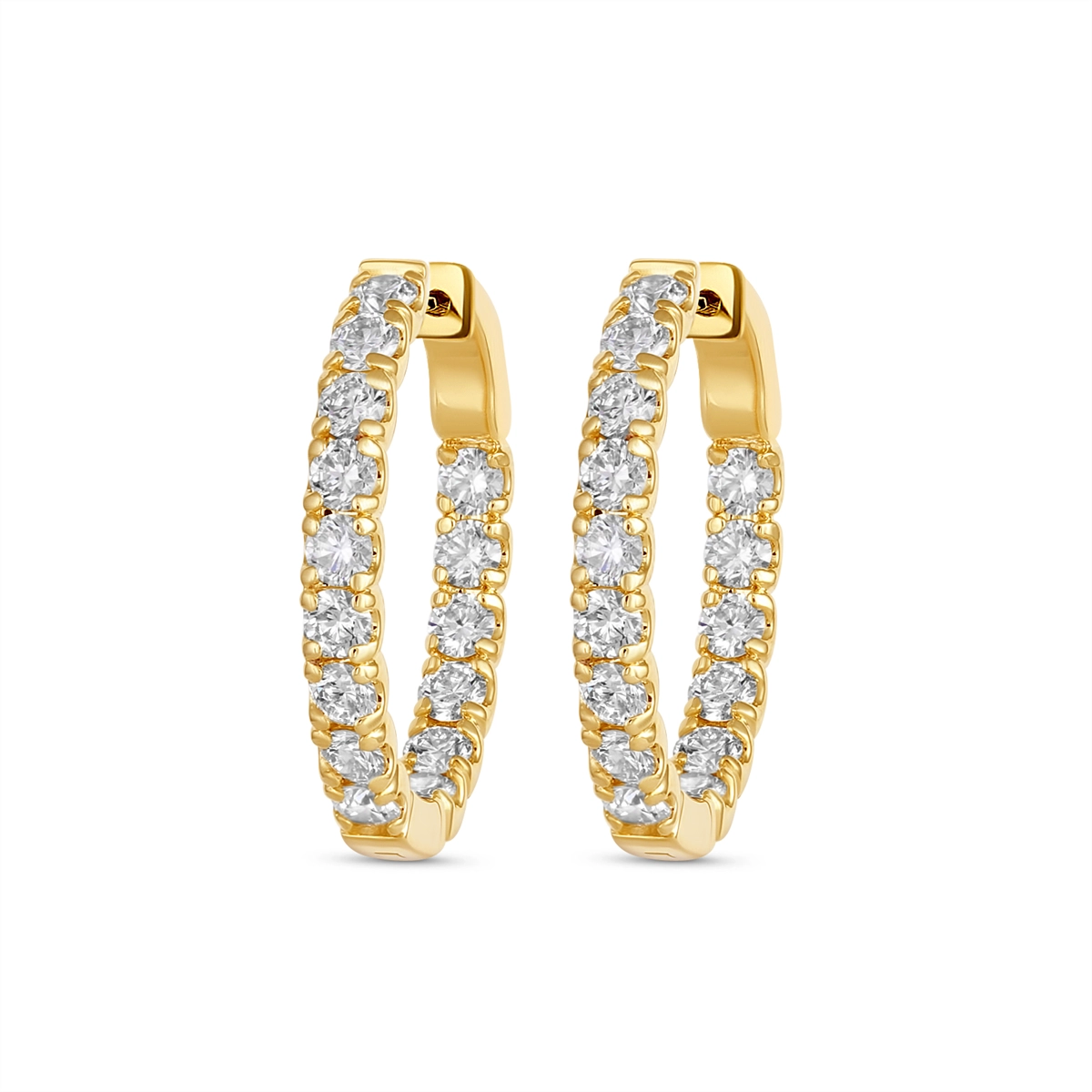Earrings Earrings in Yellow Gold containing Diamond 463525