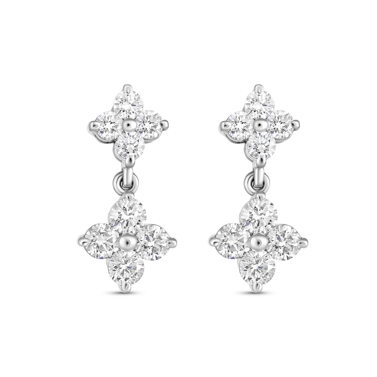 Earrings Earrings in White Gold containing Diamond 463540