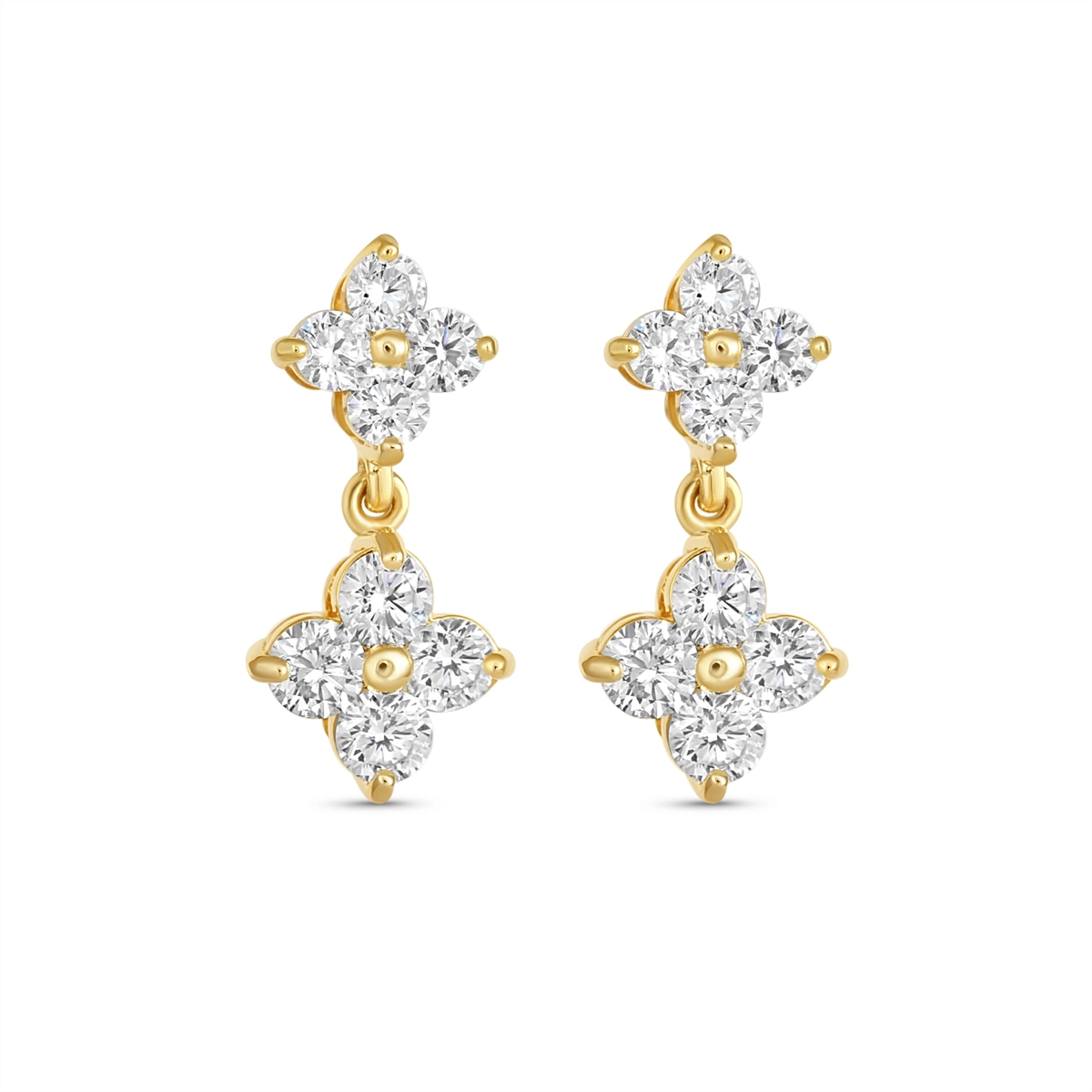 Earrings Earrings in Yellow Gold containing Diamond 463541