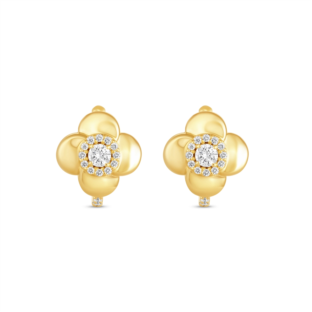 Earrings Earrings in Yellow Gold containing Diamond 463544