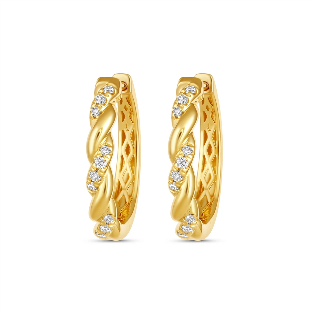 Earrings Earrings in Yellow Gold containing Diamond 463545