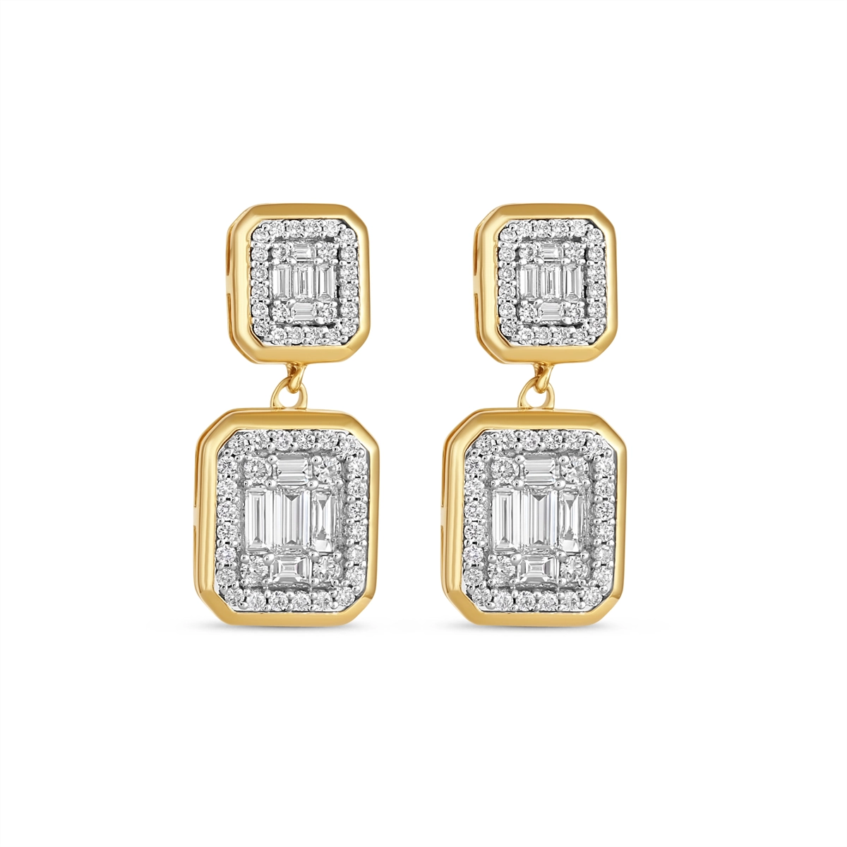 Earrings Earrings in Yellow Gold containing Diamond 463546