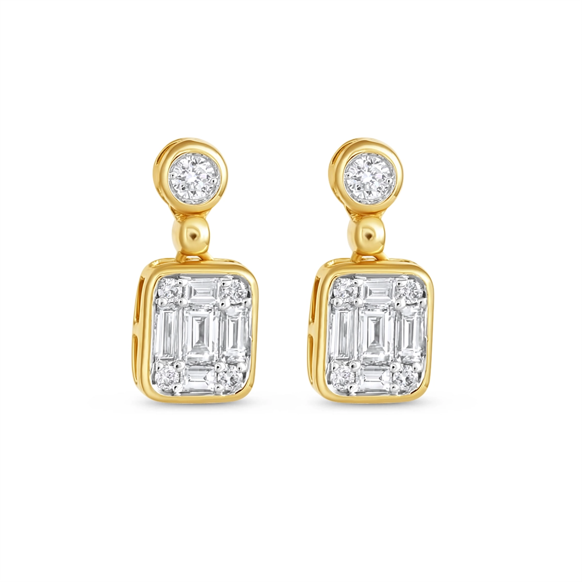 Earrings Earrings in Yellow Gold containing Diamond 463549