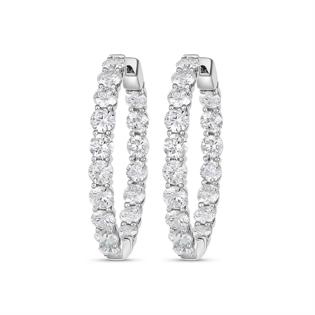 Earrings Earrings in White Gold containing Diamond 463552
