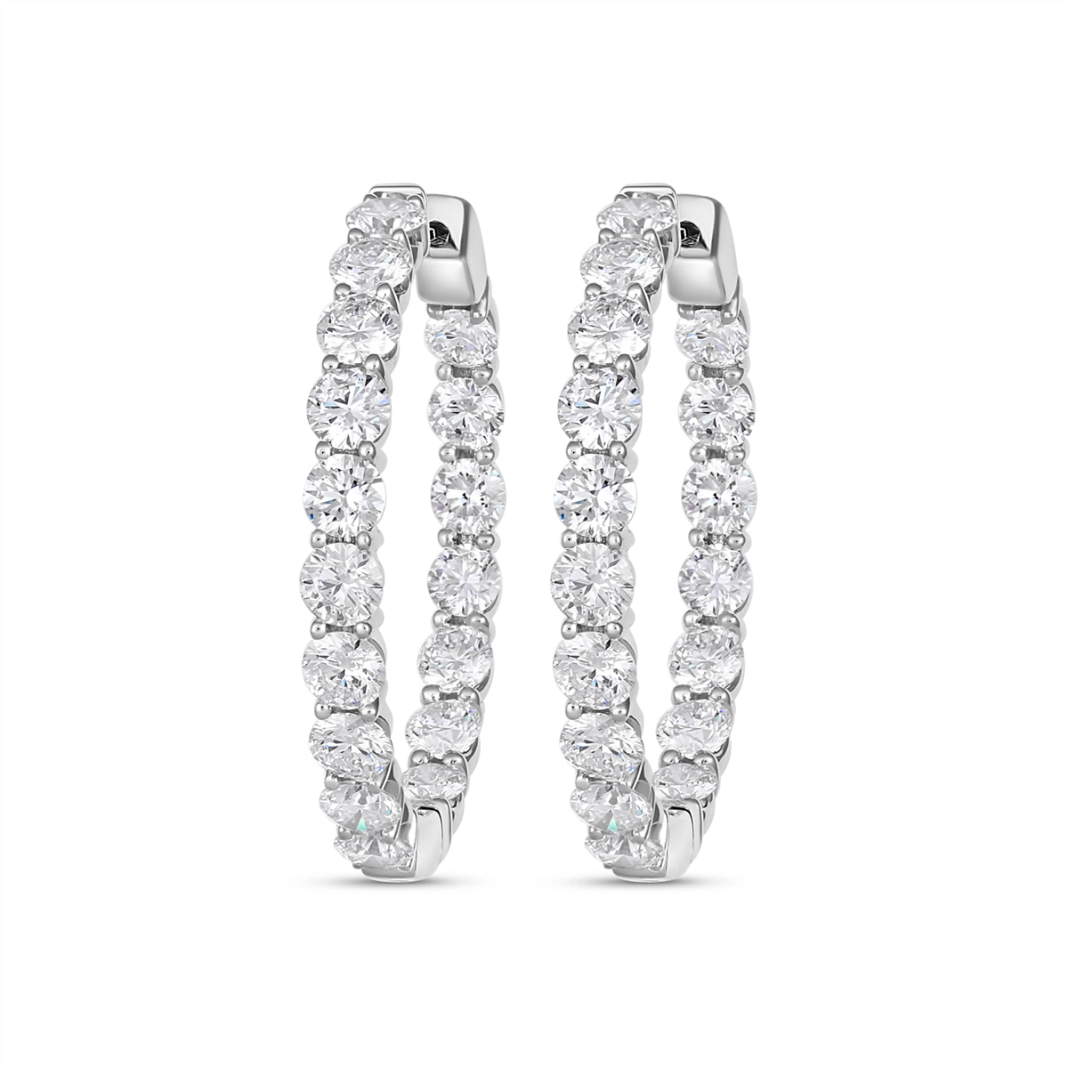 Earrings Earrings in White Gold containing Diamond 463552