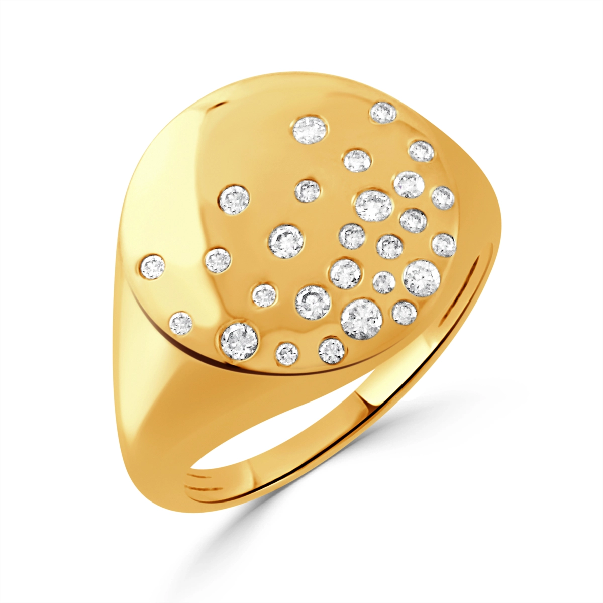 Doves Rings in Yellow Gold containing Diamond R12086-Y