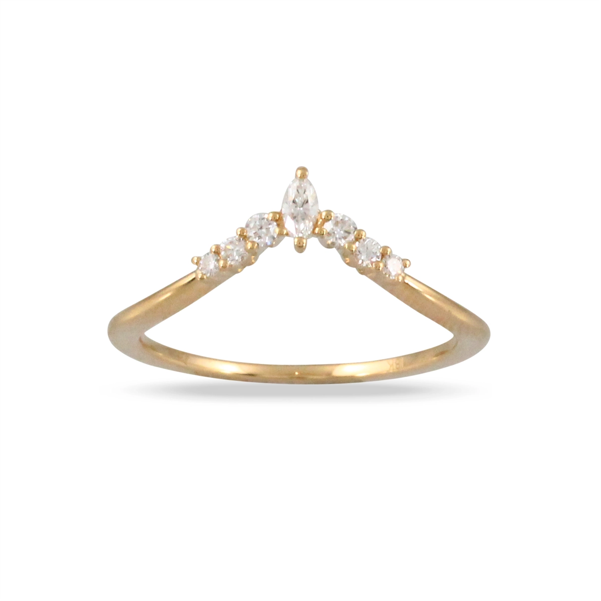 Little Bird Wedding Rings in Yellow Gold containing Diamond LBB565-1-Y