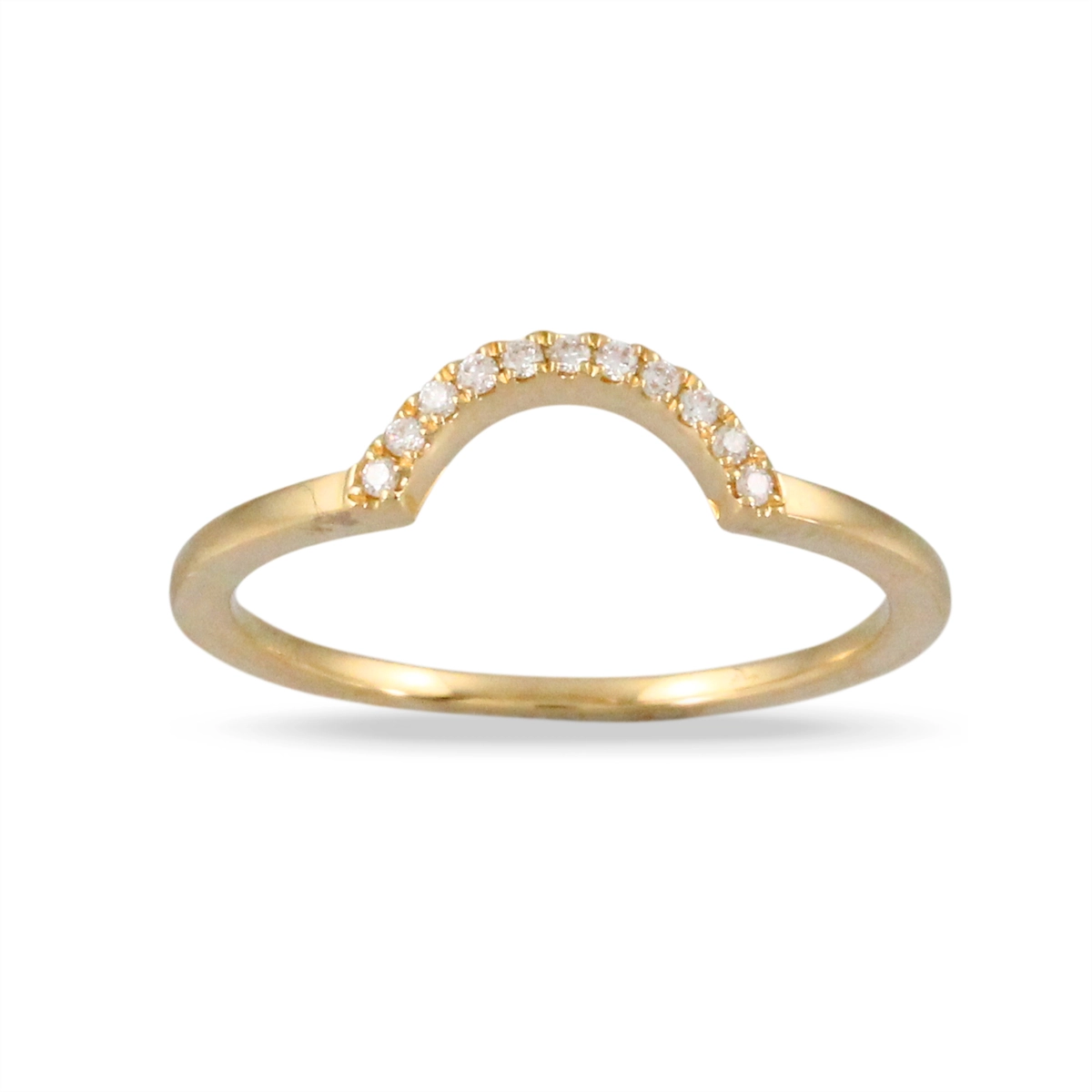 Little Bird Wedding Rings in Yellow Gold containing Diamond LBB545-1-Y