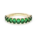Tacori Rings in Yellow Gold containing Emerald 417 Y 6.5 EM 1/2