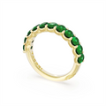 Tacori Rings in Yellow Gold containing Emerald 417 Y 6.5 EM 1/2