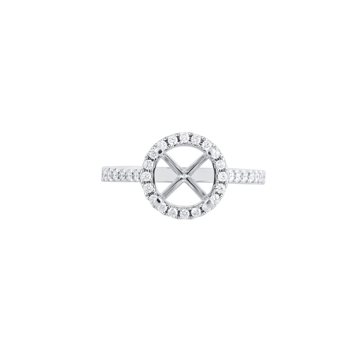 Engagement Collections Engagement Rings in Platinum/Palladium containing Diamond 463670