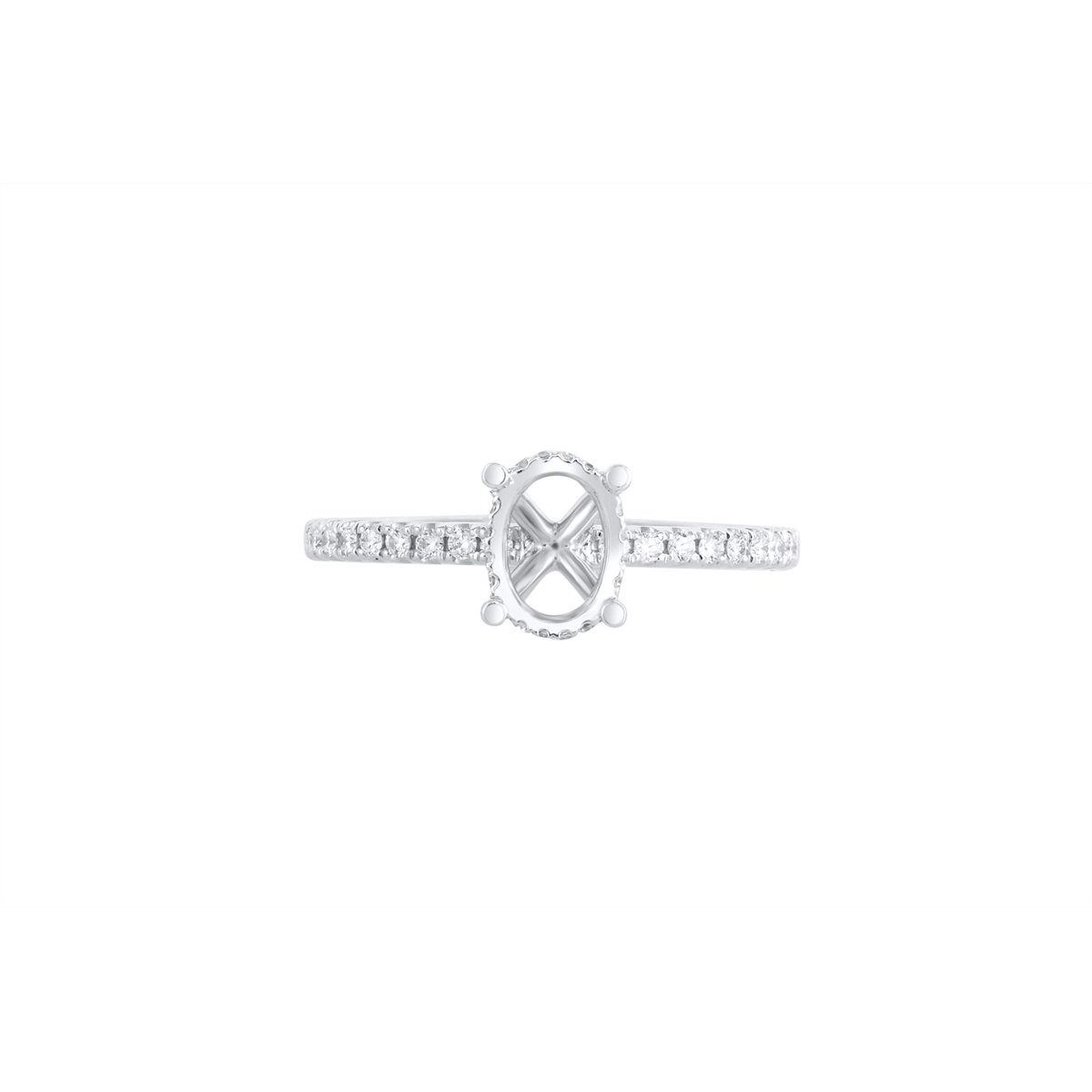 Engagement Collections Engagement Rings in Platinum/Palladium containing Diamond 463673
