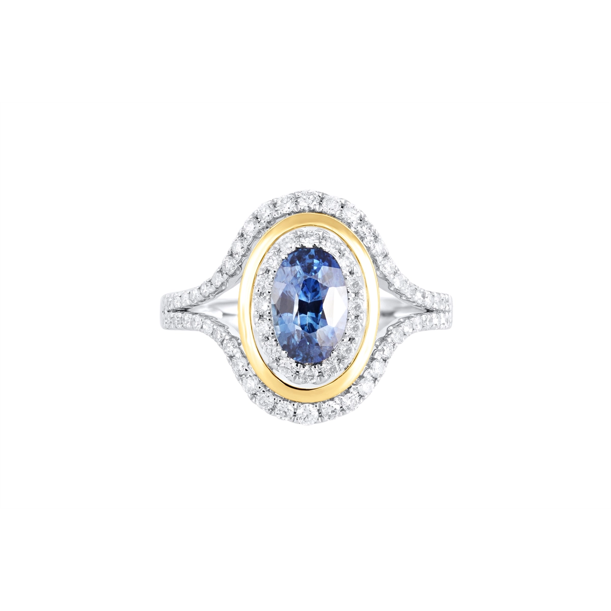 Rings Rings in Yellow Gold containing Multi-gemstone, Diamond, Sapphire 463679