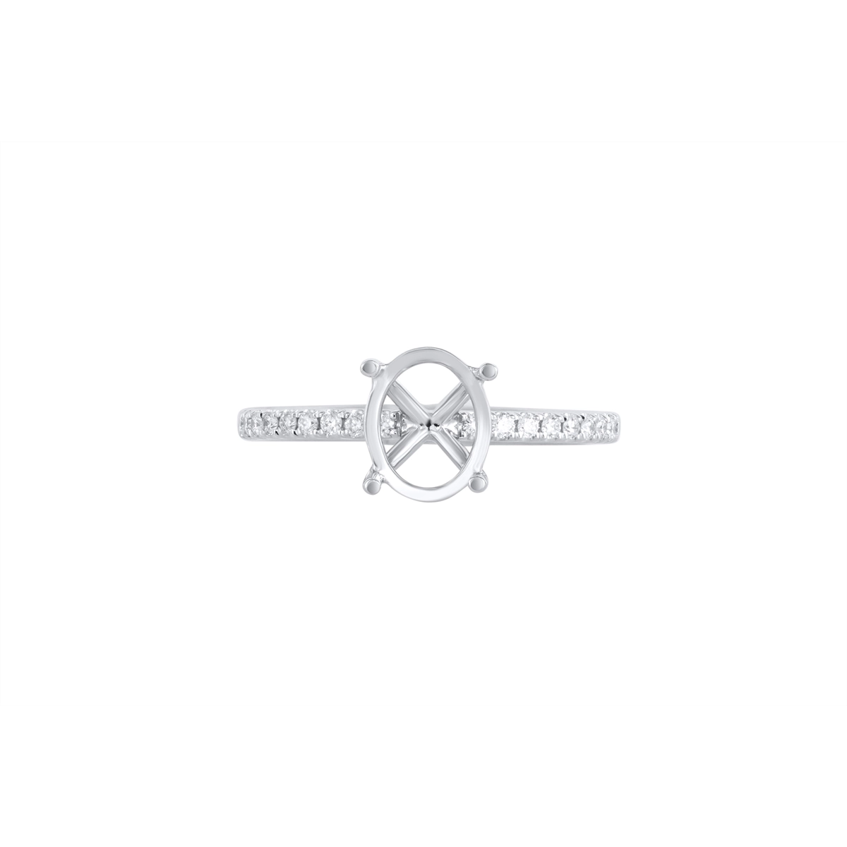 Engagement Collections Engagement Rings in Platinum/Palladium containing Diamond 463680