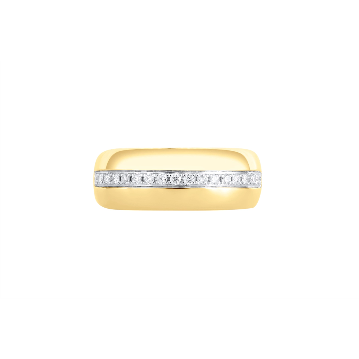 Wedding Bands Wedding Rings in Mixed Metals containing Diamond 463682