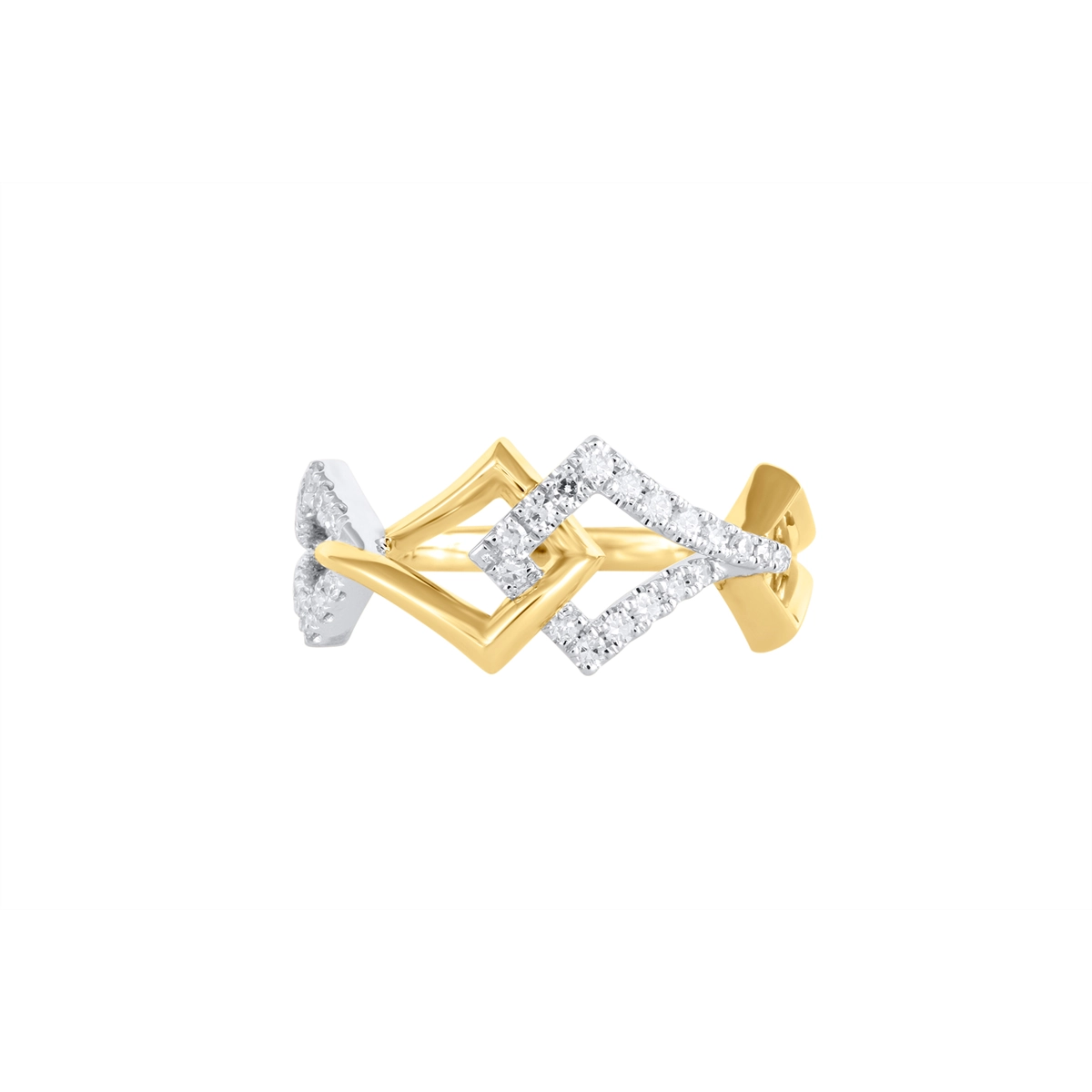 Rings Rings in Mixed Metals containing Diamond 463684
