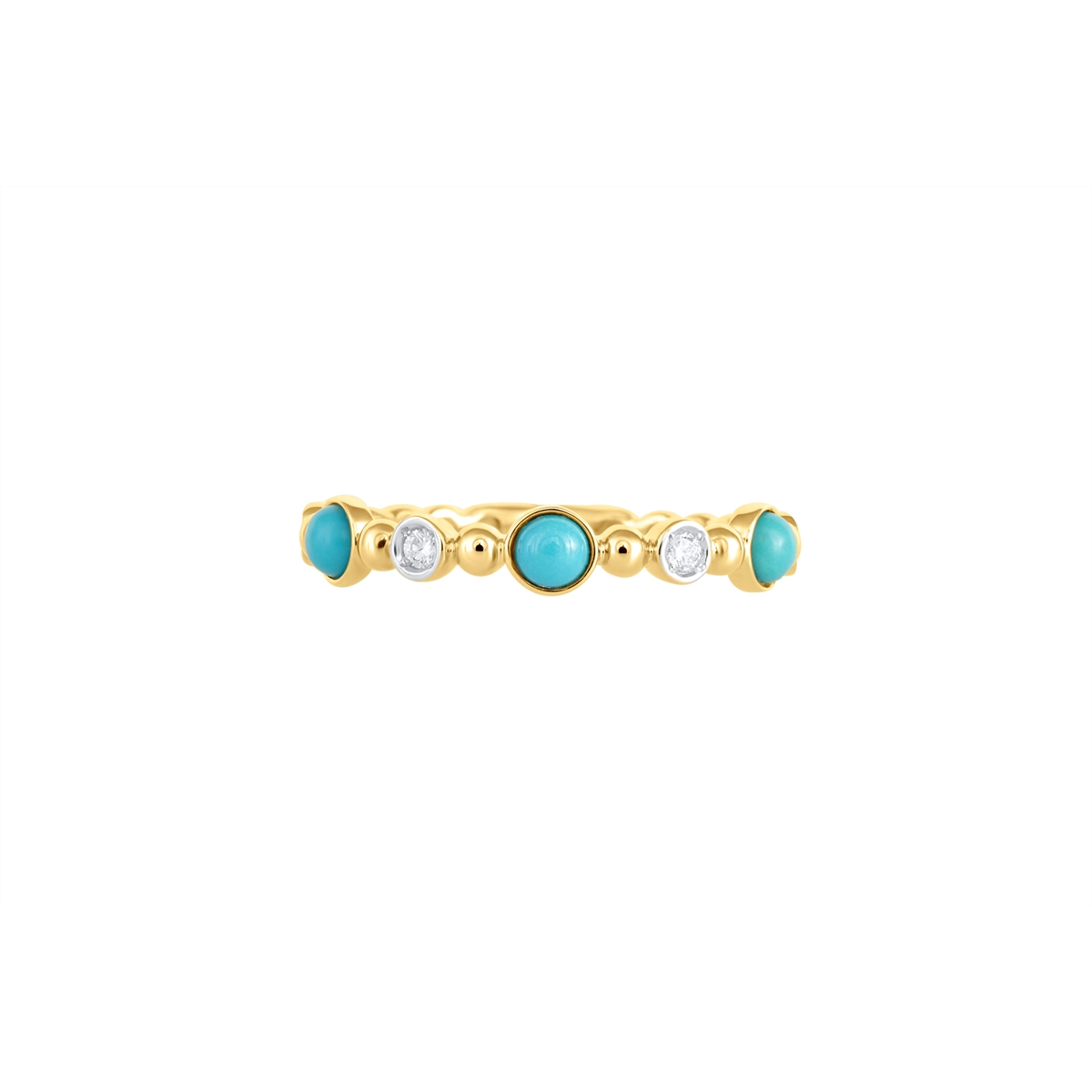 Rings Rings in Yellow Gold containing Multi-gemstone, Diamond, Turquoise 463688