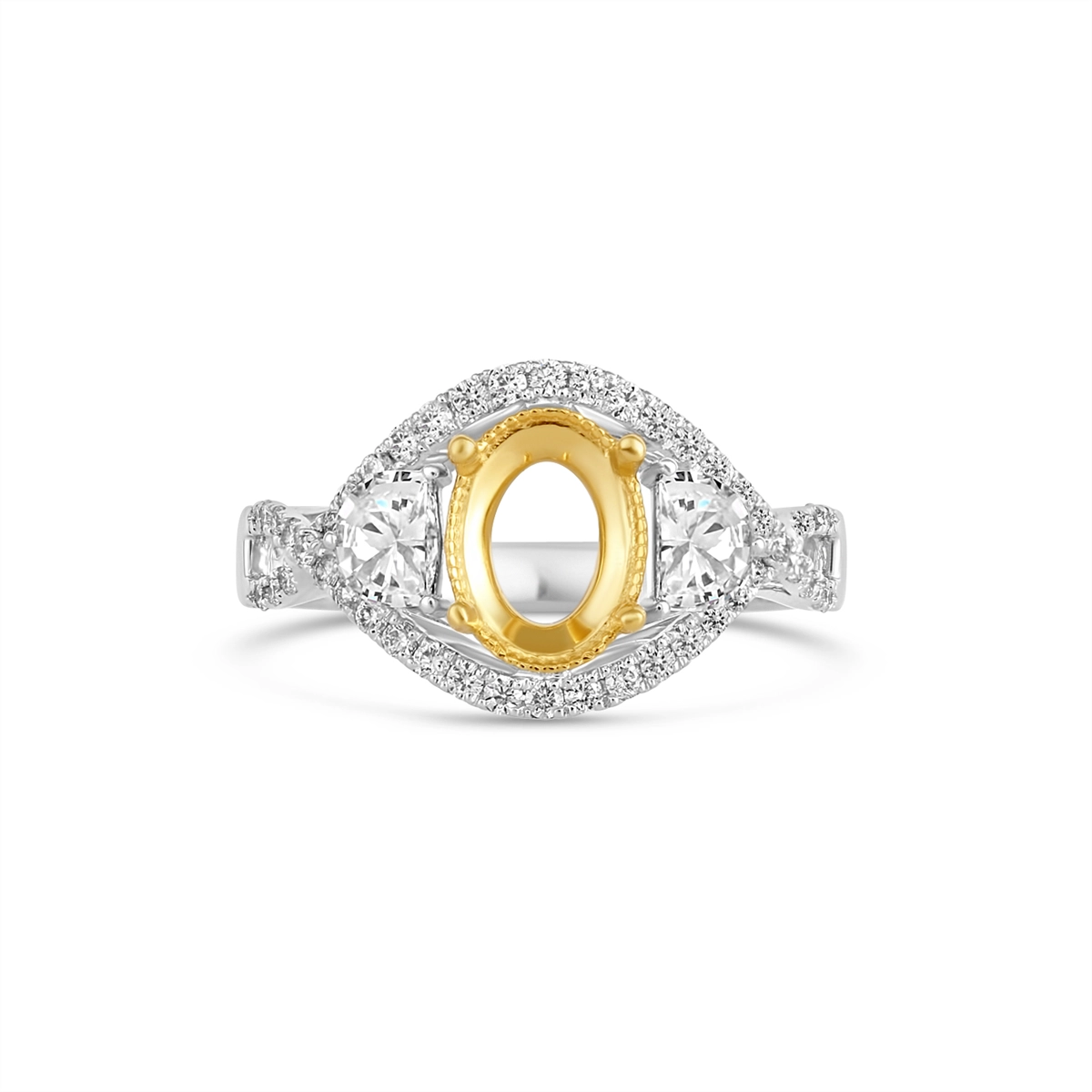 Engagement Collections Engagement Rings in Mixed Metals containing Diamond 463704