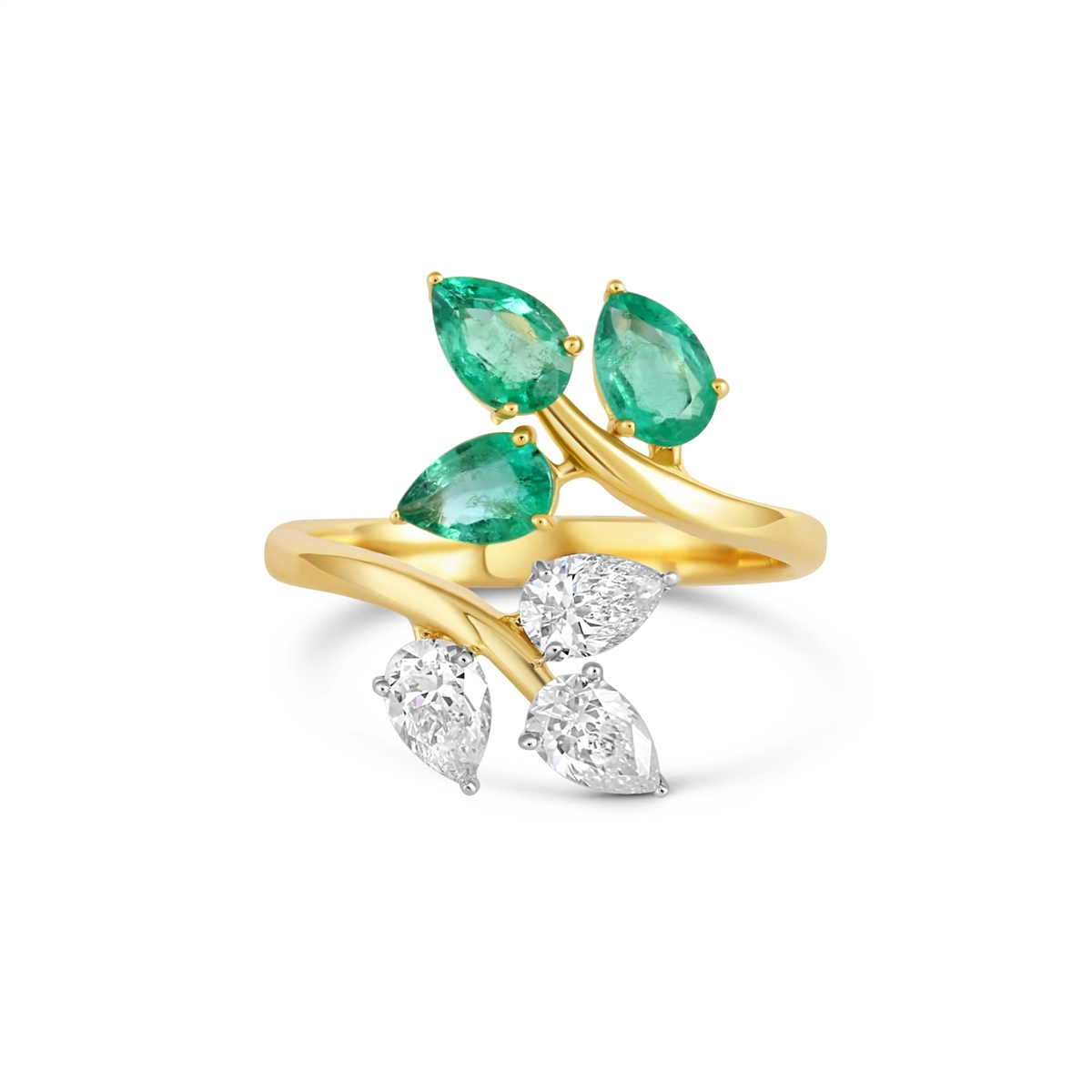 Rings Rings in Yellow Gold containing Multi-gemstone, Diamond, Emerald 463709