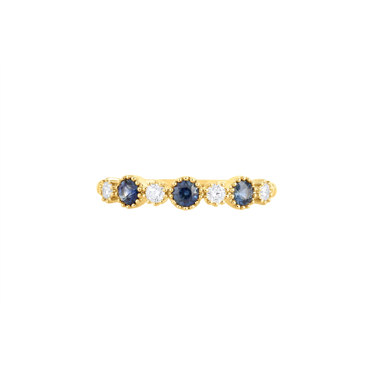 Rings Rings in Yellow Gold containing Multi-gemstone, Diamond, Sapphire 463714
