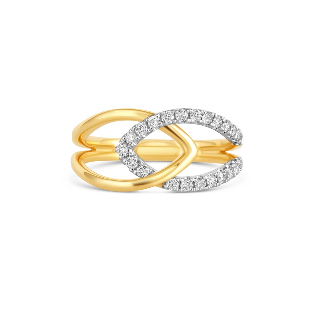 Rings Rings in Mixed Metals containing Diamond 463719