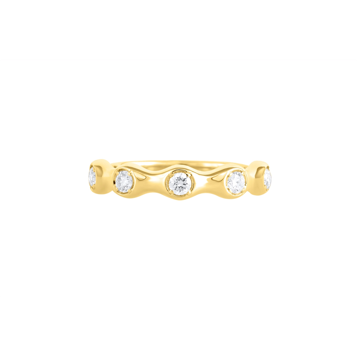 Wedding Bands Rings in Yellow Gold containing Diamond 463724