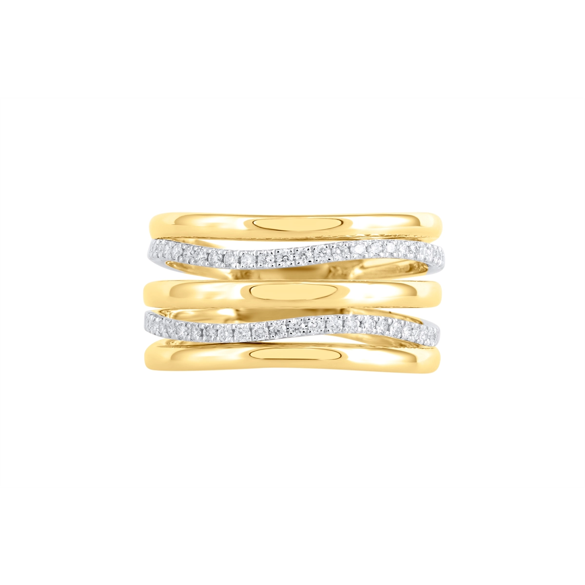 Rings Rings in Mixed Metals containing Diamond 463730