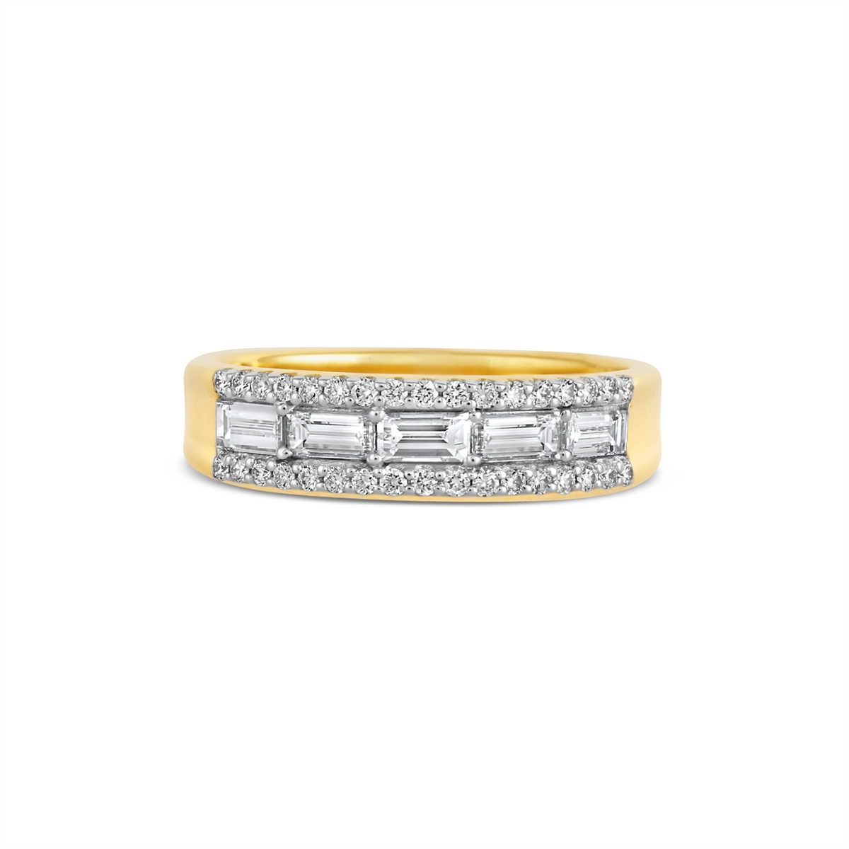 Wedding Bands Rings in Yellow Gold containing Diamond 463744