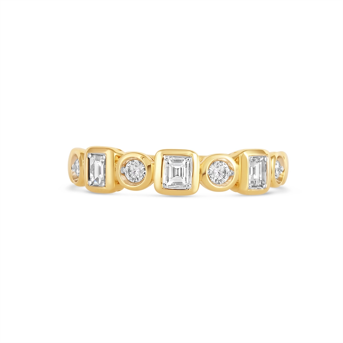 Wedding Bands Wedding Rings in Yellow Gold containing Diamond 463746