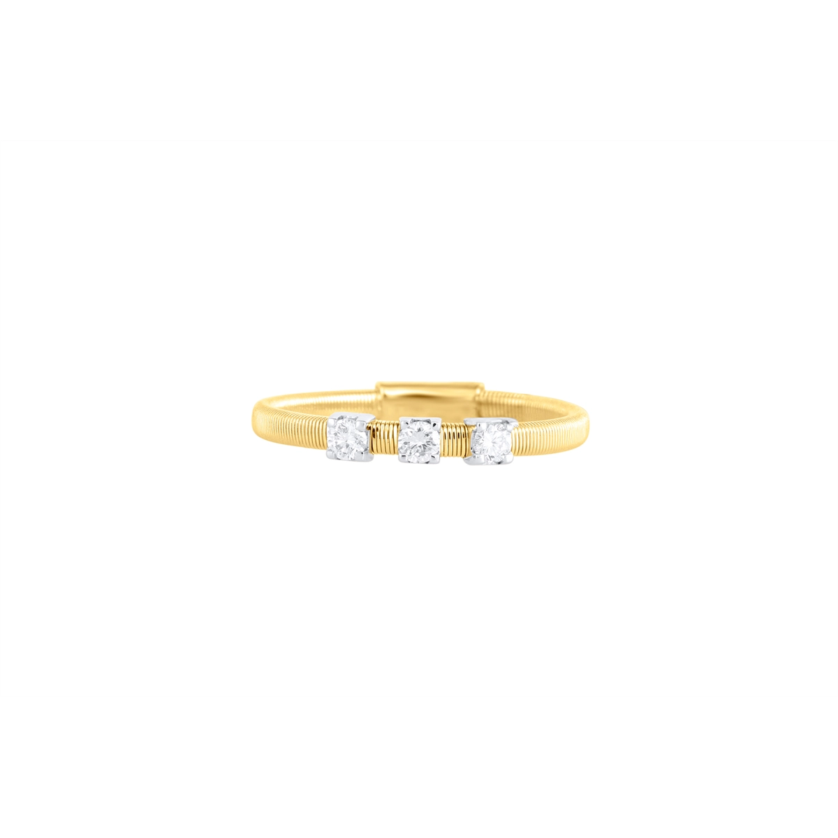 Wedding Bands Wedding Rings in Mixed Metals containing Diamond 463767