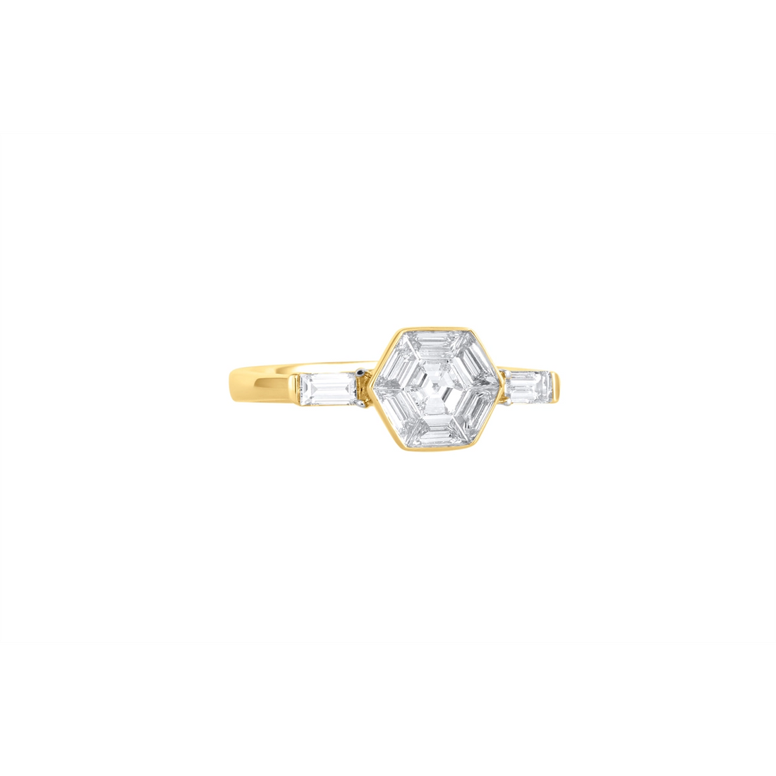 Engagement Collections Rings in Yellow Gold containing Diamond 463777