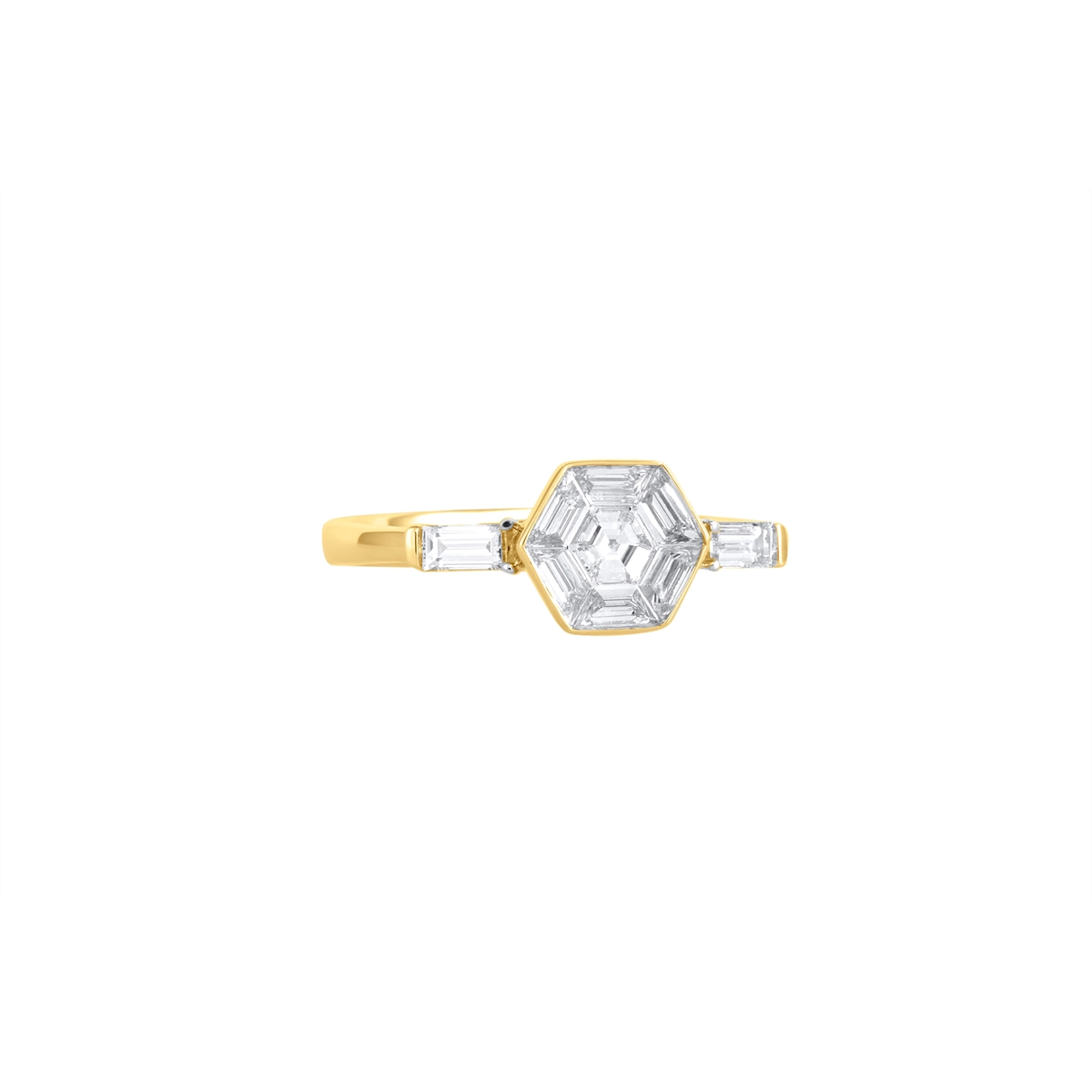 Engagement Collections Rings in Yellow Gold containing Diamond 463777