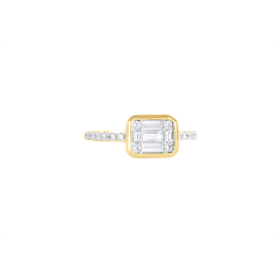 Engagement Collections Rings in Yellow Gold containing Diamond 463778
