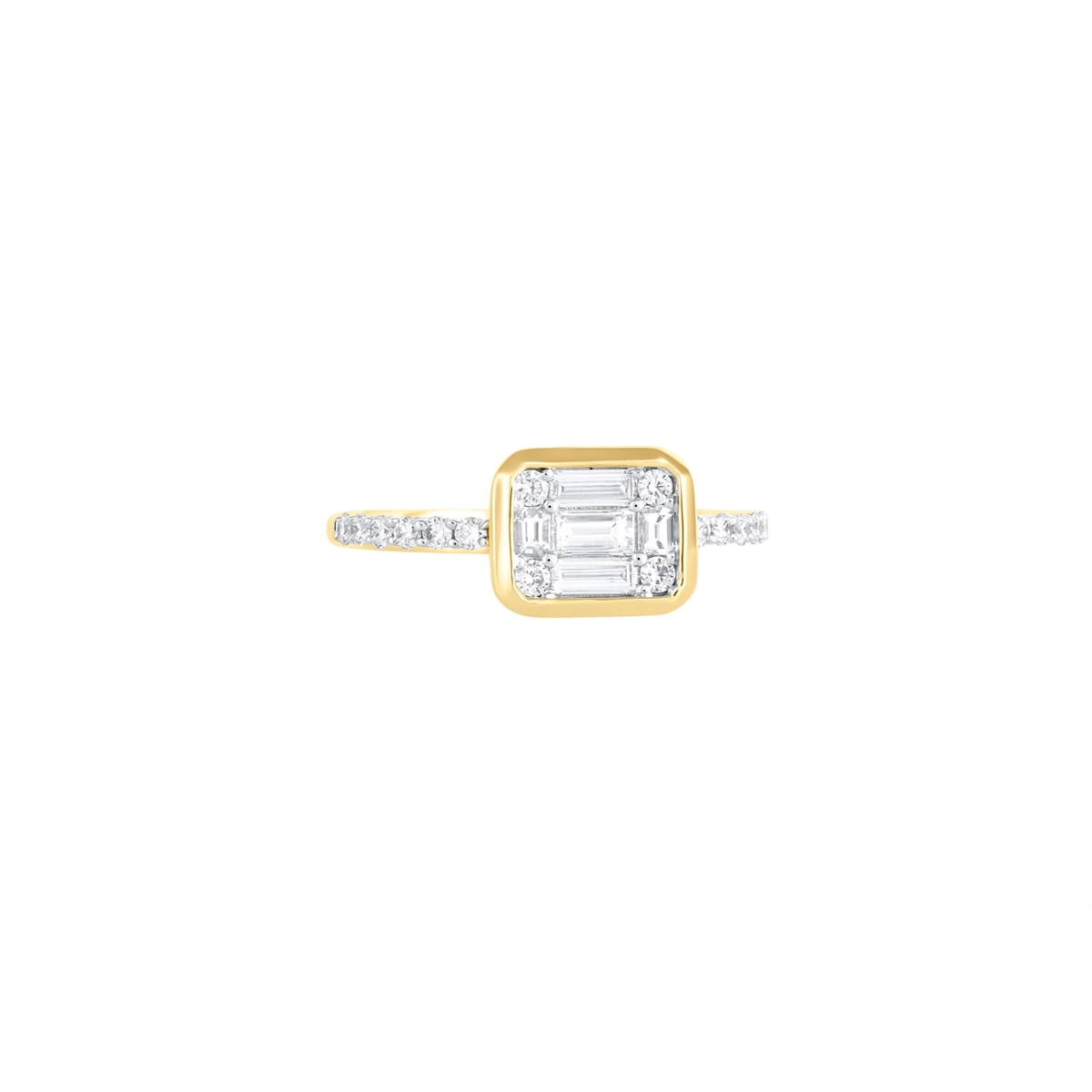 Engagement Collections Rings in Yellow Gold containing Diamond 463778