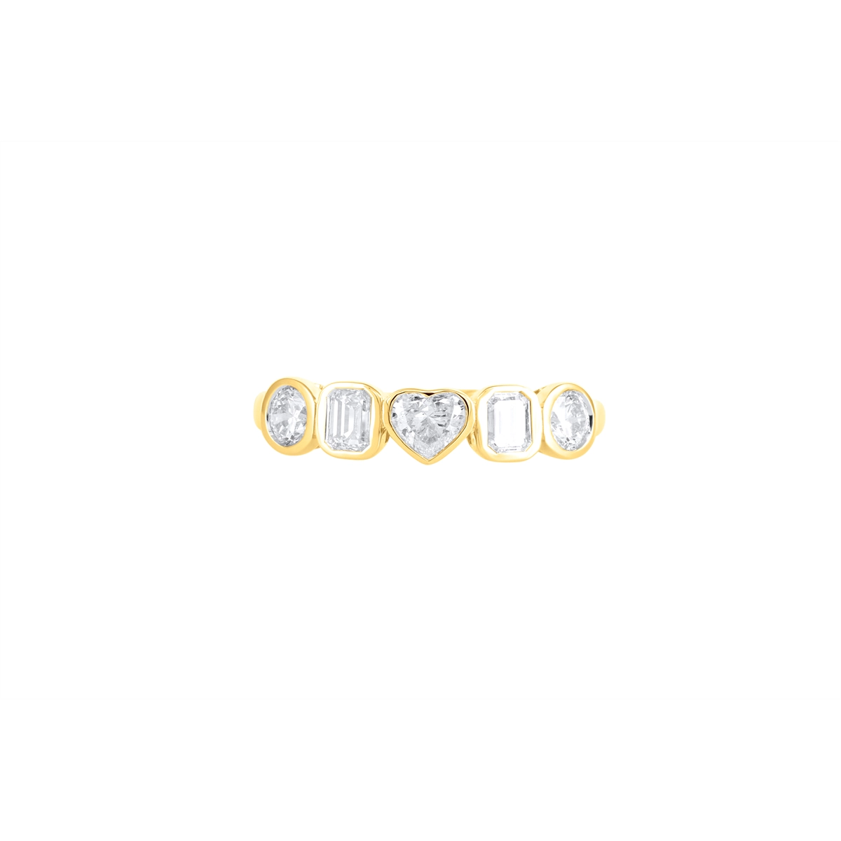 Wedding Bands Rings in Yellow Gold containing Diamond 463781
