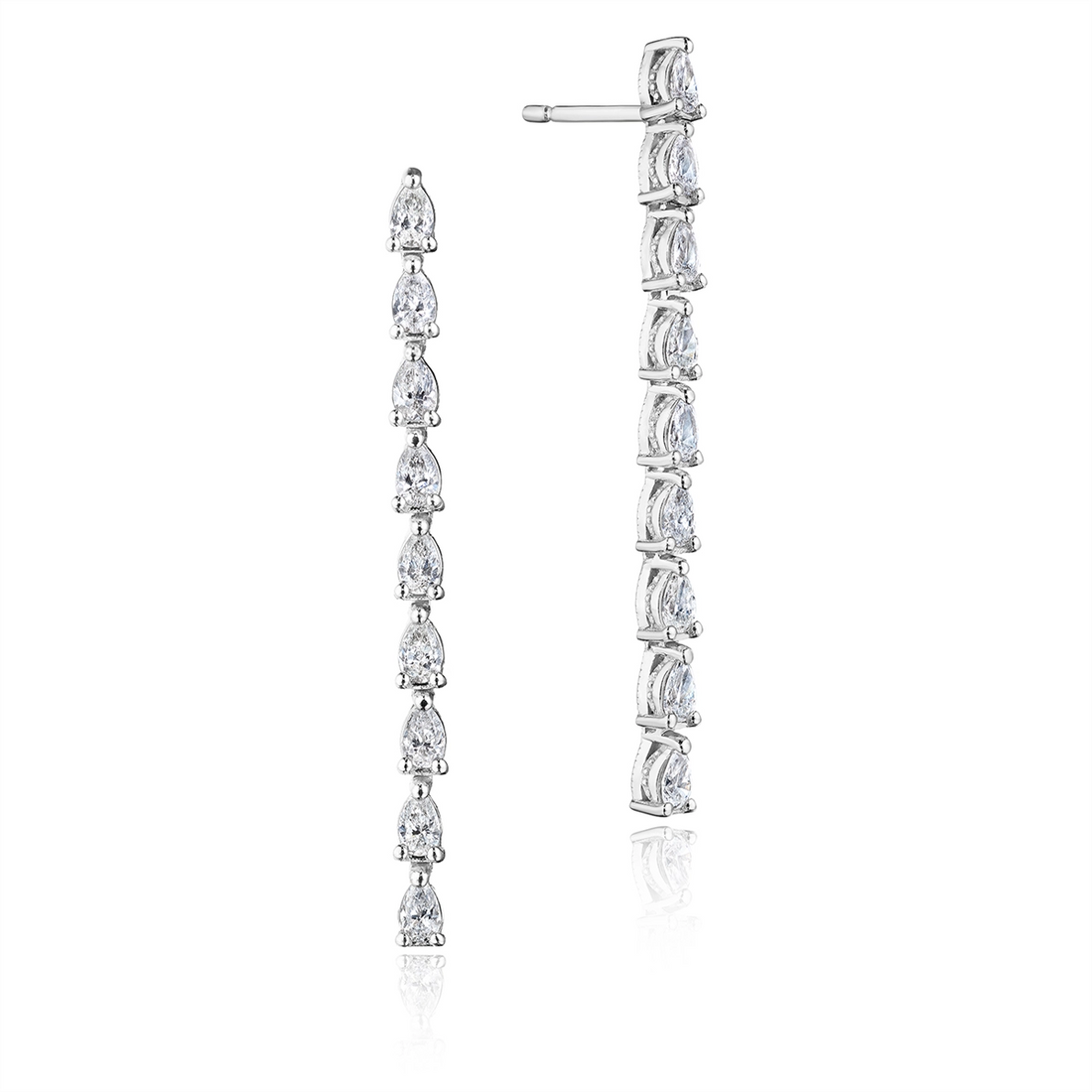 Tacori Earrings in Platinum/Palladium containing Diamond FE 830 PLT