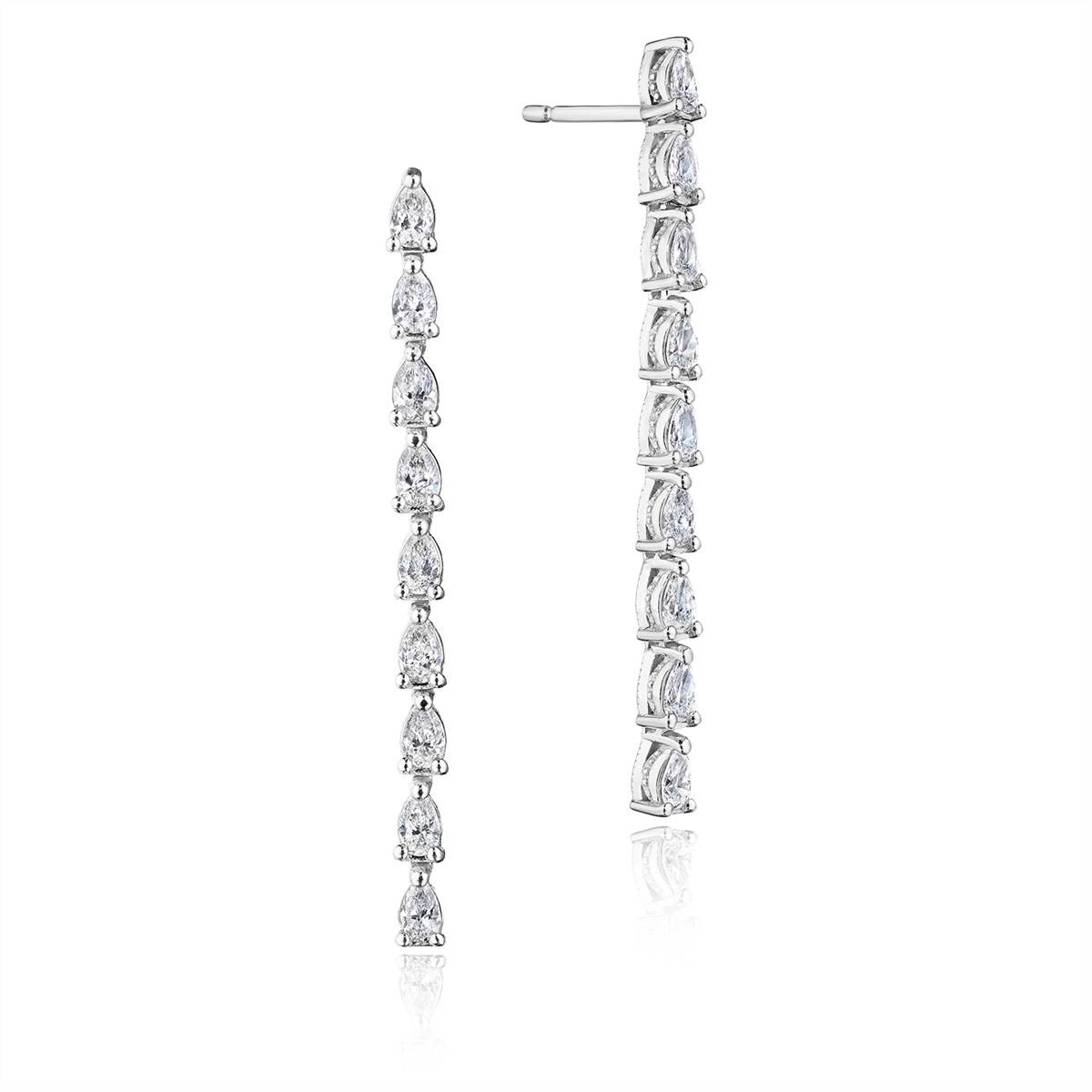 Tacori Earrings in Platinum/Palladium containing Diamond FE 830 PLT