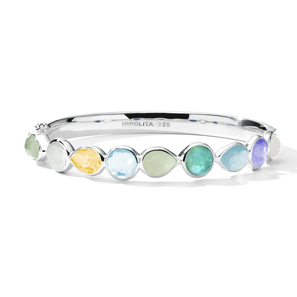 Ippolita Bracelets in Silver containing Amethyst, Blue topaz , Calcedony, Mother of pearl, Citrine, Quartz, Other, Multi-gemstone SB1667LIMPIDO