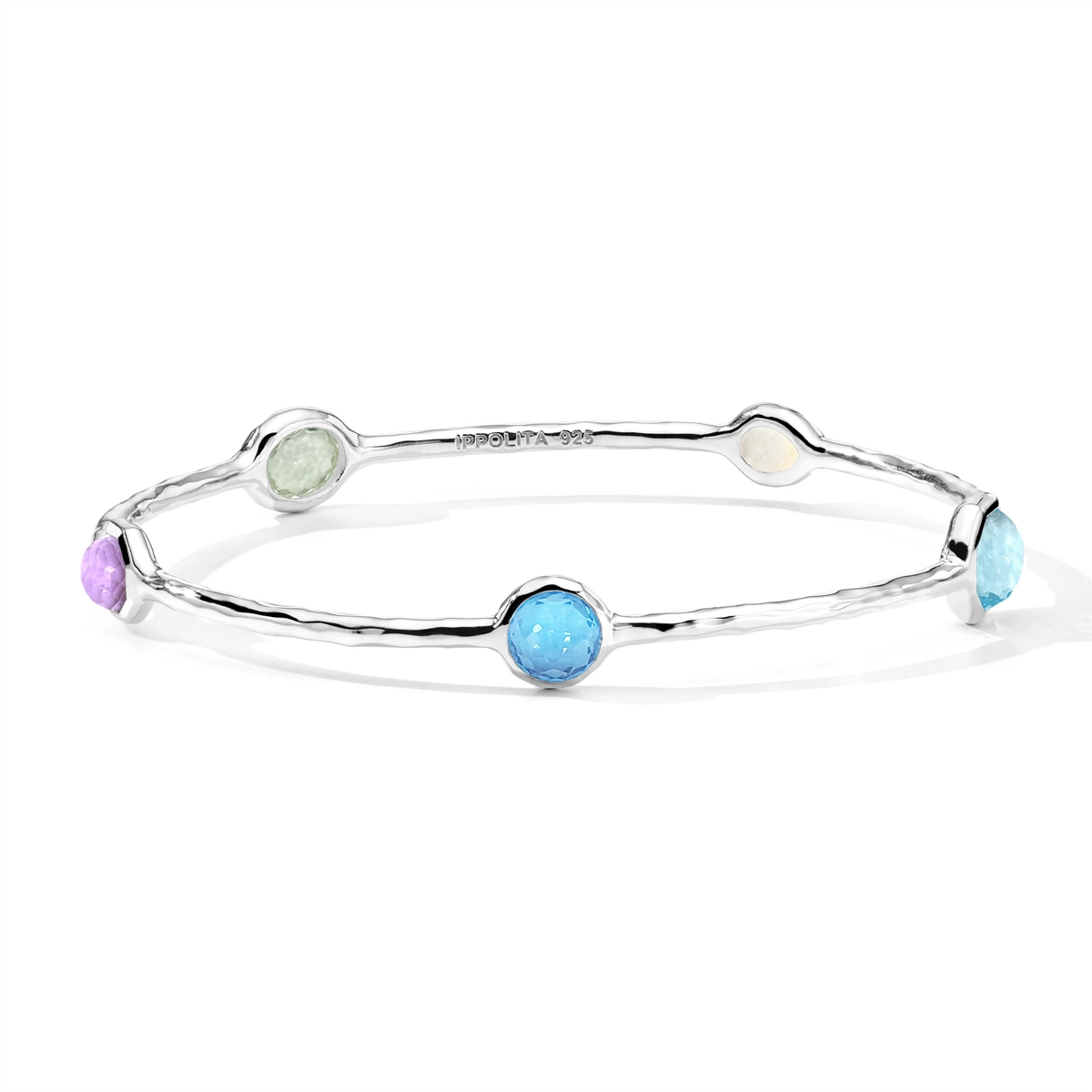 Ippolita Bracelets in Silver containing Amethyst, Blue topaz , Mother of pearl, Quartz, Other, Multi-gemstone SB416LIMPIDO