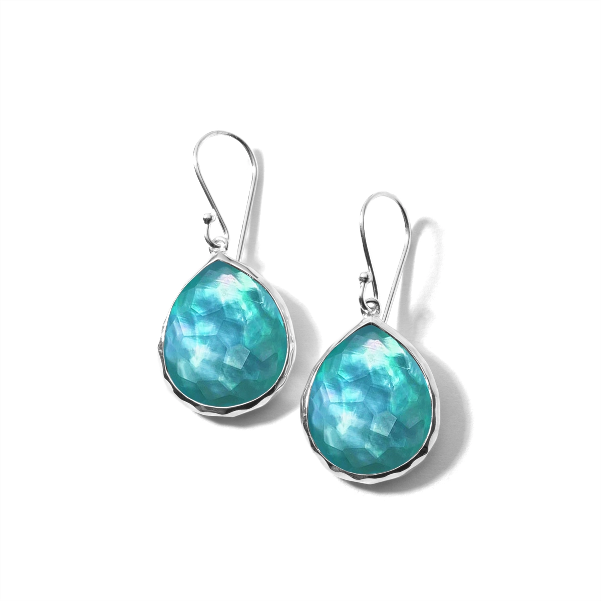 Ippolita Earrings in Silver containing Mother of pearl, Quartz, Other, Multi-gemstone SE118TFCQMOPAGG