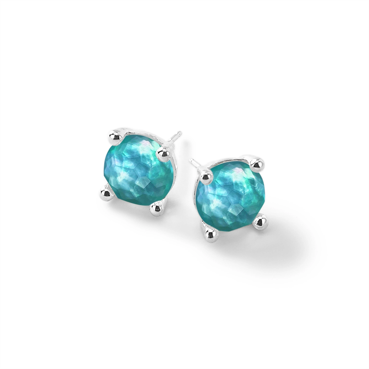 Ippolita Earrings in Silver containing Mother of pearl, Quartz, Other, Multi-gemstone SE1503TFCQMOPAGG