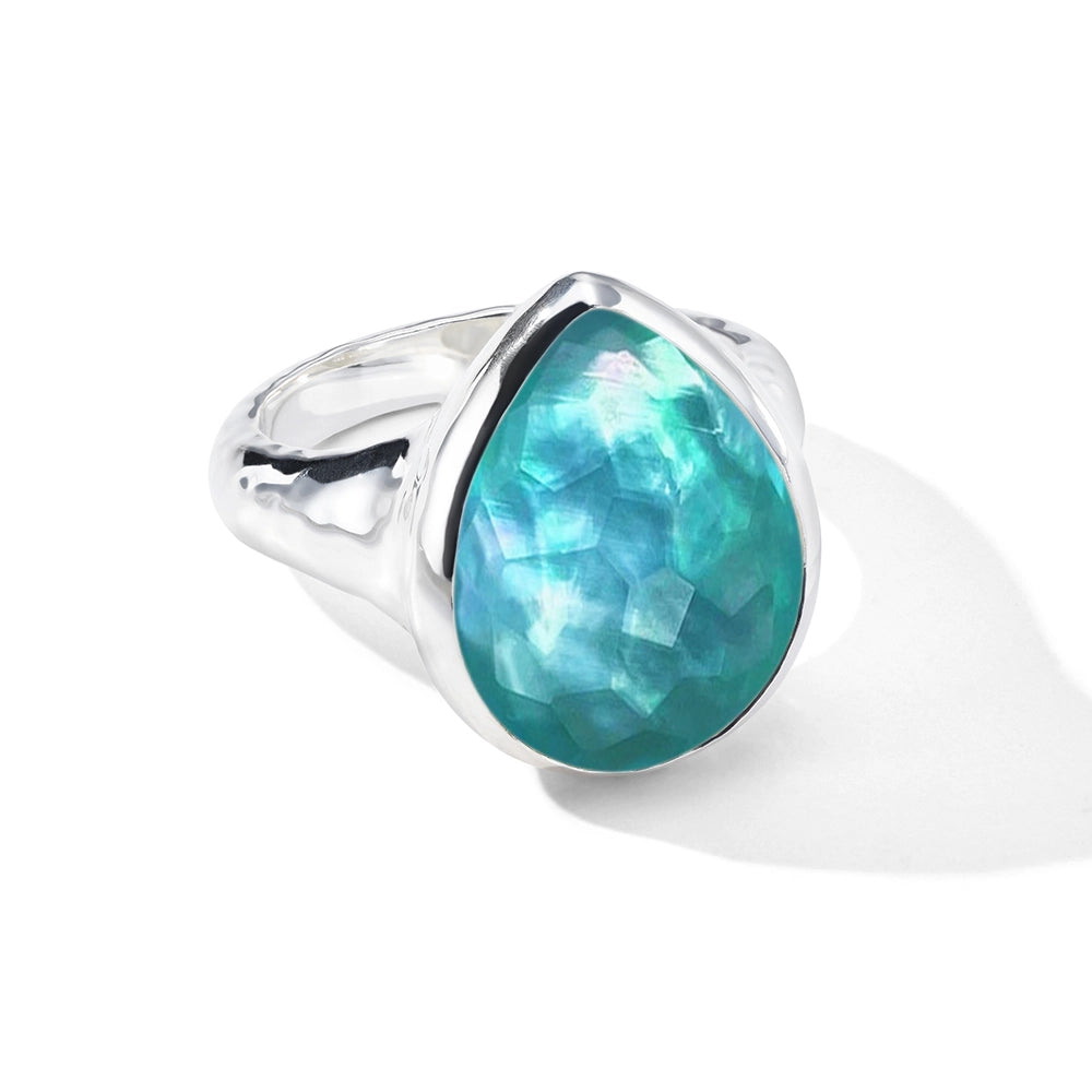 Ippolita Rings in Silver containing Mother of pearl, Quartz, Other, Multi-gemstone SR1085TFCQMOPAGG-7