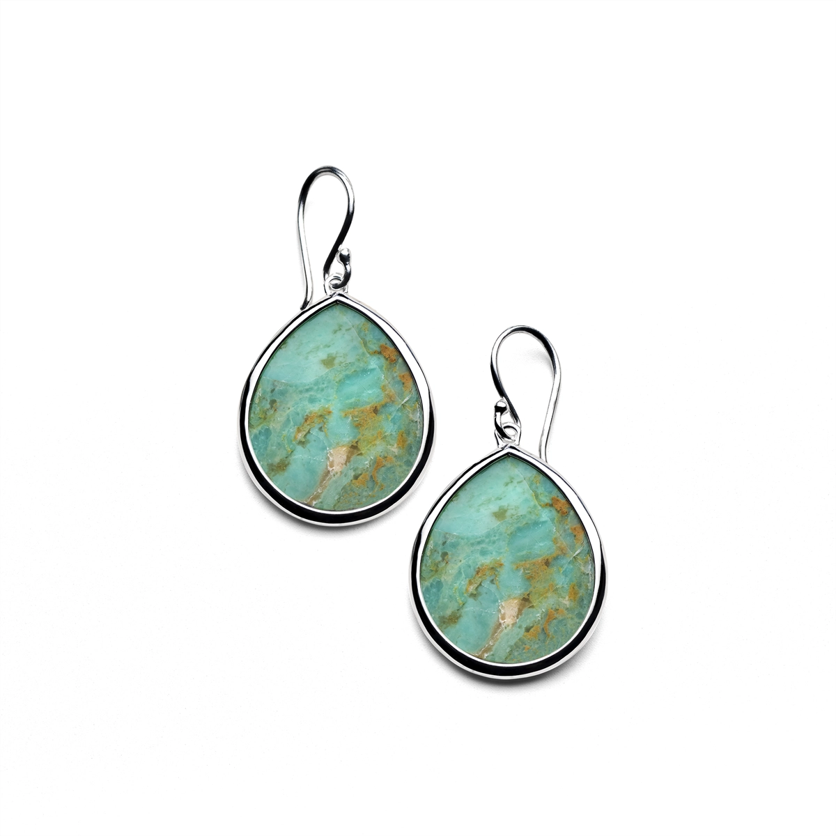 Ippolita Earrings in Silver containing Turquoise SE1552TQBKGSL