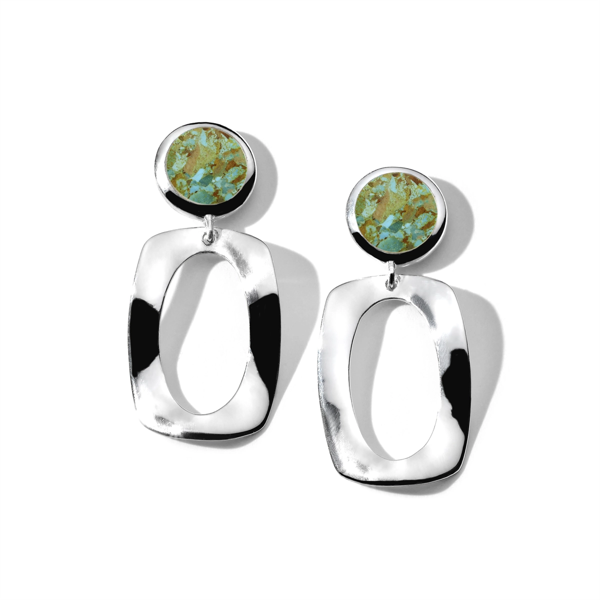 Ippolita Earrings in Silver containing Turquoise SE2641TQBKGSL