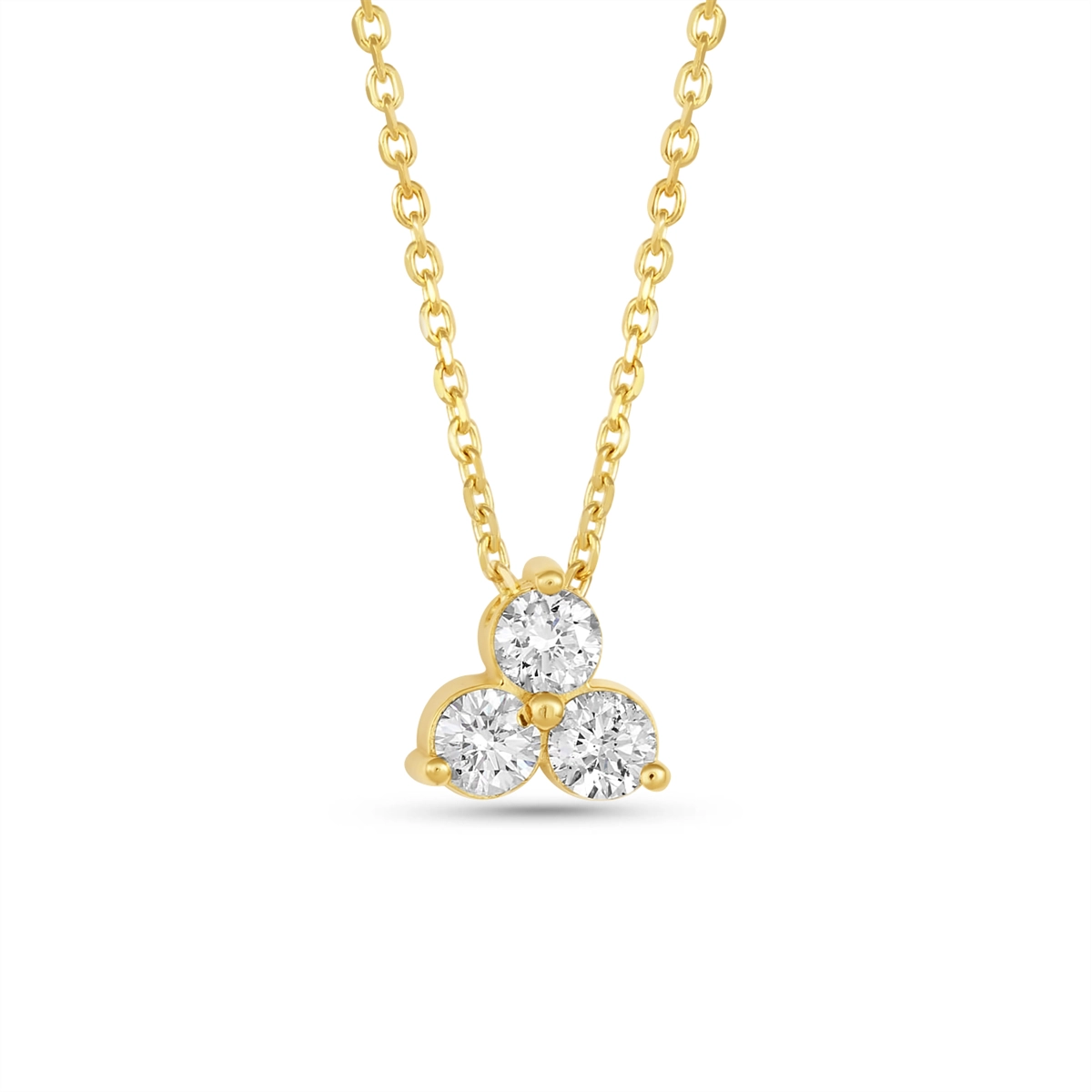Necklaces Necklaces in Yellow Gold containing Diamond 463954
