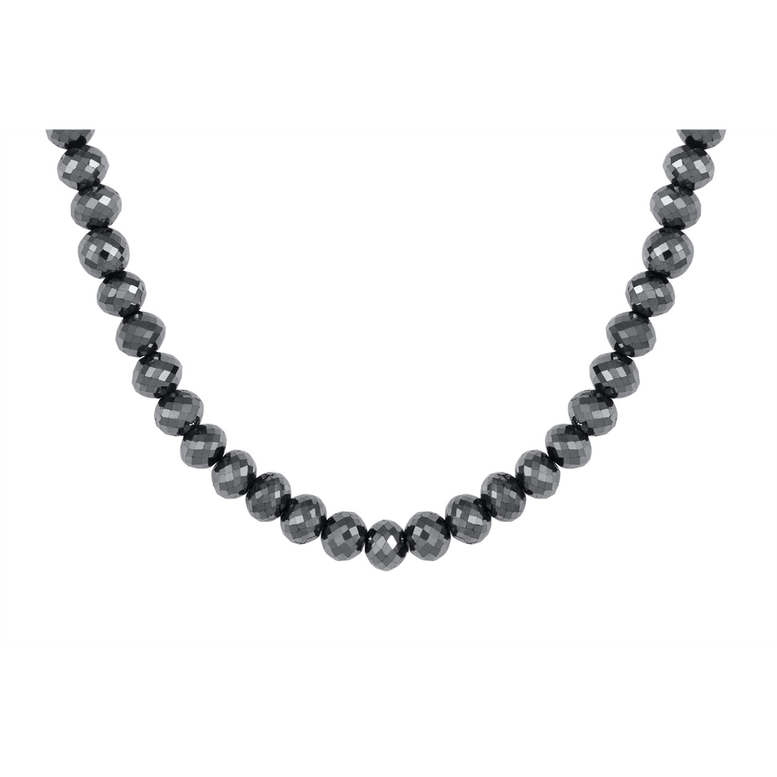 Necklaces Necklaces in White Gold containing Black diamond 463956