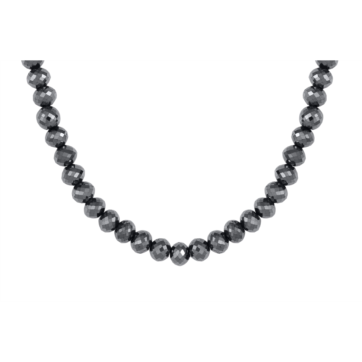 Necklaces Necklaces in White Gold containing Black diamond 463956