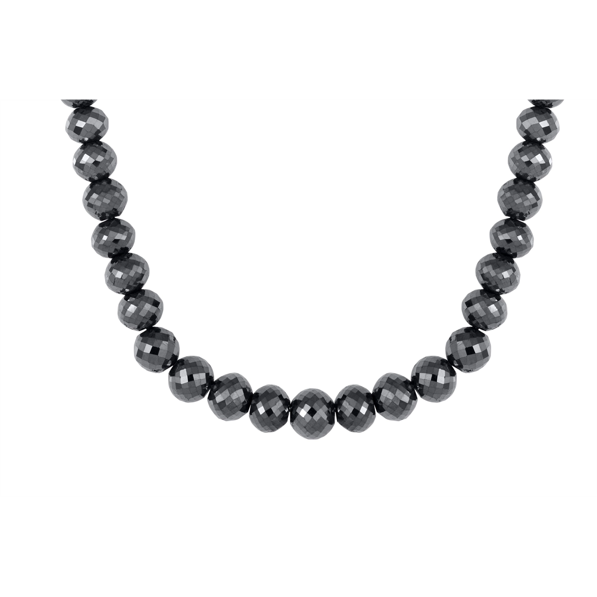 Necklaces Necklaces in White Gold containing Black diamond 463957